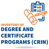 inventory of degree and certificate programs