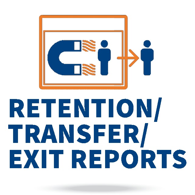 retention transfer exit reports