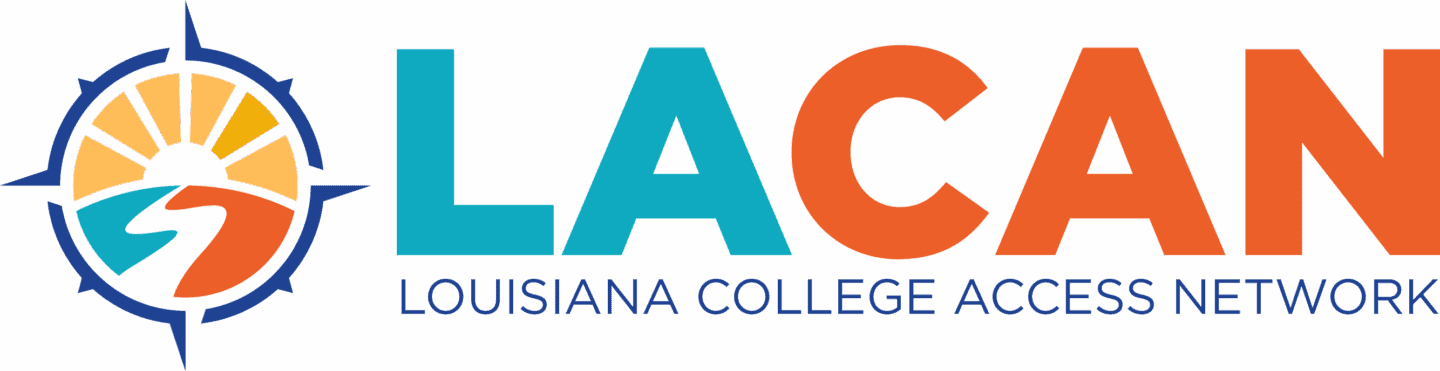 LACAN logo with compass