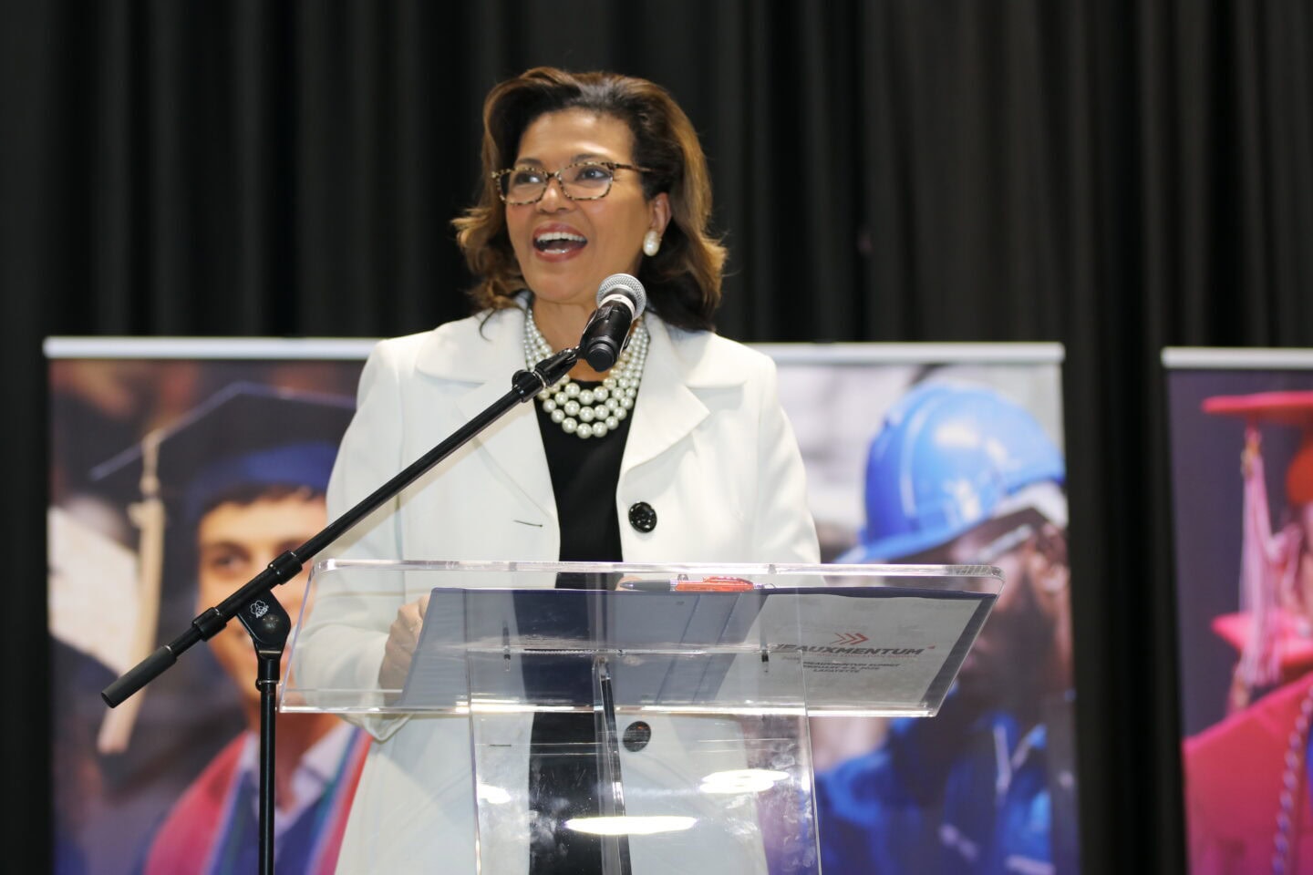 Commissioner Kim Hunter Reed at the 2026 Meauxmentum Summit