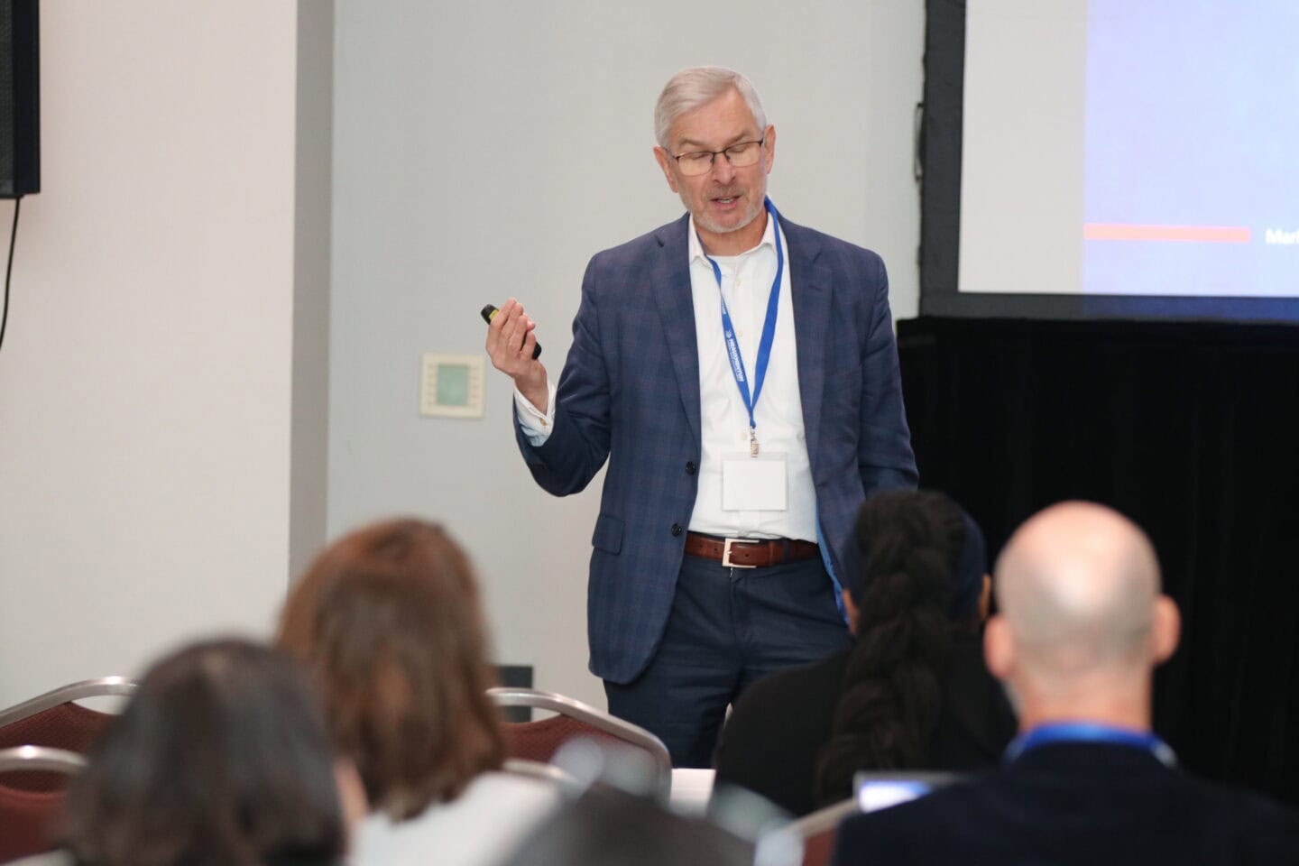 One of the national speakers presents a workshop at Meauxmentum Summit.