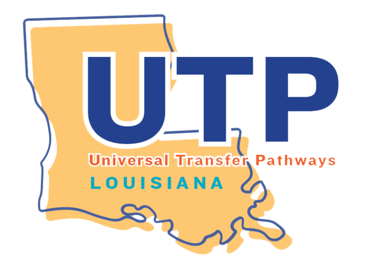 Universal Transfer Pathways (UTP) text over the state of Louisiana